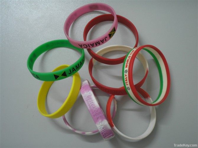 Silicone Bracelet, Wristband, Hand Decorations