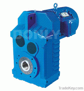 DL F series industrial helical parallel shaft mounted gearmotors