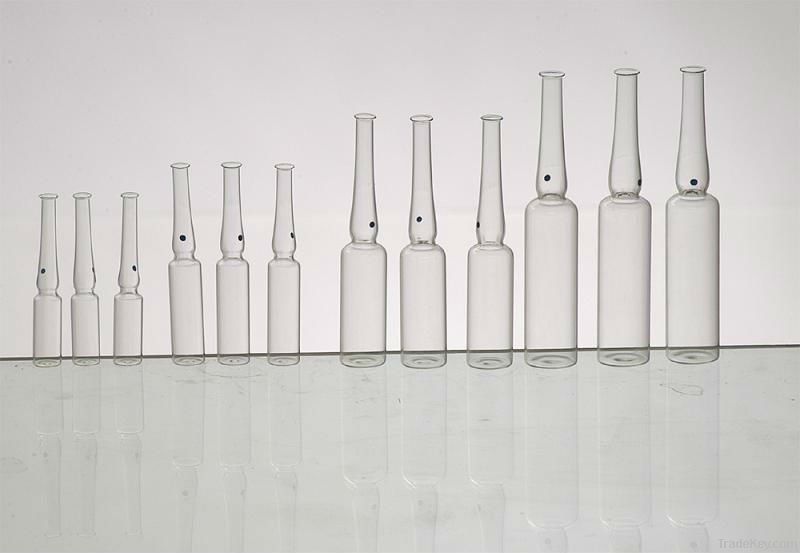 clear glass ampoules