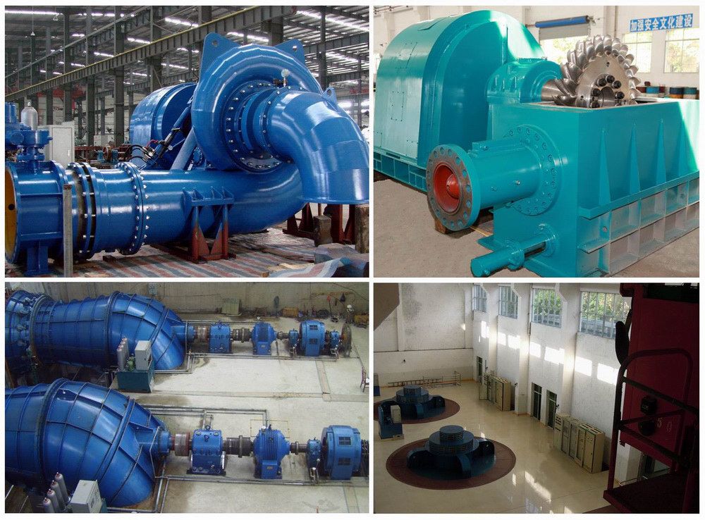 water turbine for hydro power plant