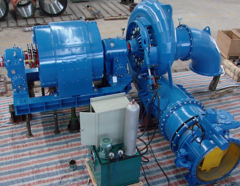 water turbine / hydro turbine generator unit