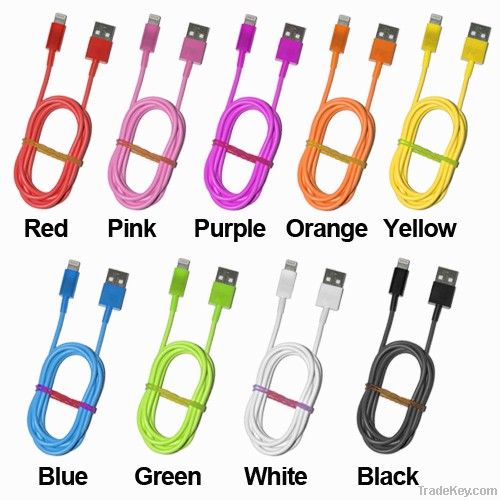 High Quality Colourful Data Line USB Cable For Iphone 5