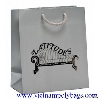 Lamination paper shopping bag