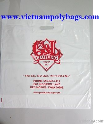 newest 2013 degradable patch handle plastic poly bags