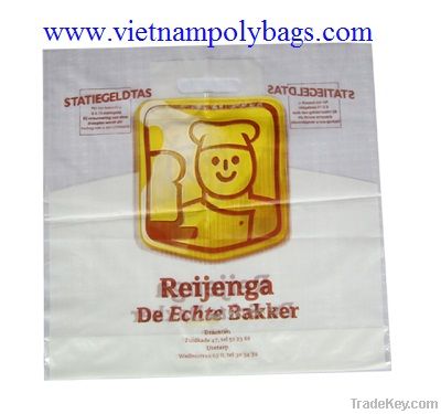 Low price Patch handle Plastic poly bag