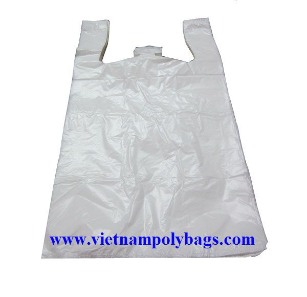 TS-150 Vietnam packaging shopping vest type carrier plastic bag 