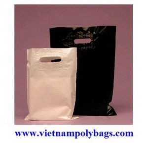 High quality plastic bags with patch handle
