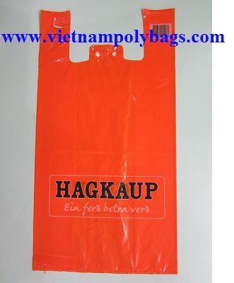 orange t-shirt plastic bag