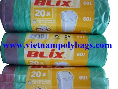 High quality Vietnam bin liner bag on roll