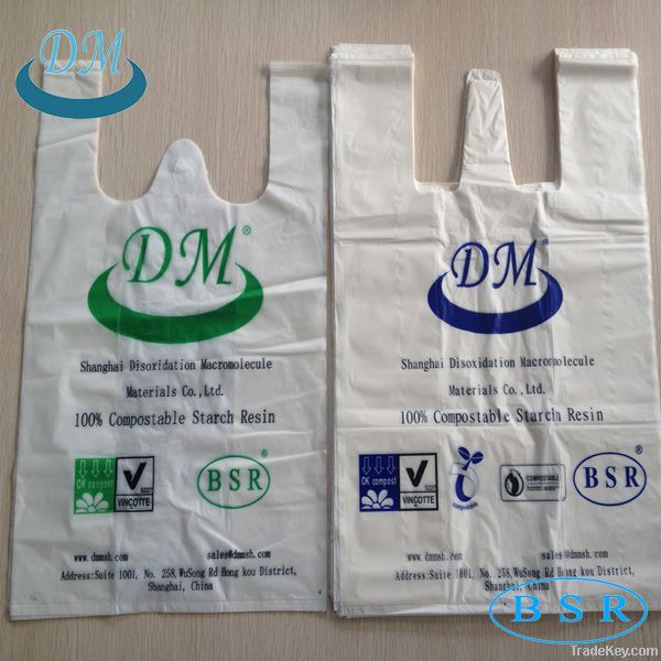 Biodegradable T-shirt Bags