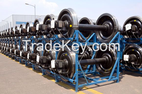 Railway Wheelset Railcar Wheelsets Locomotive Wheelsets Aar Rail Wheel Sets