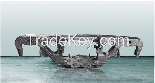 railway casting parts railway side frame railway bolster railway bogie parts railway steel casting side frame and bolster