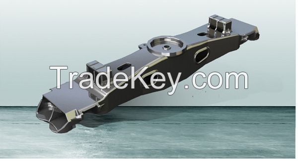 railway casting parts railway side frame railway bolster railway bogie parts railway steel casting side frame and bolster