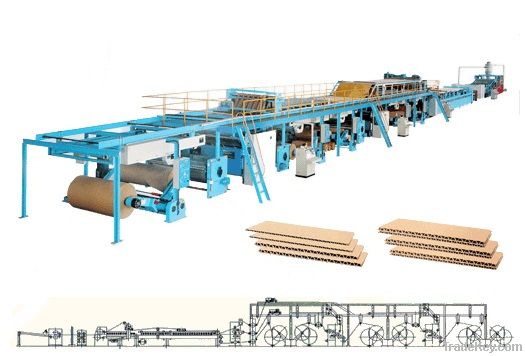 3-Layer Corrugated Paperboard production Line