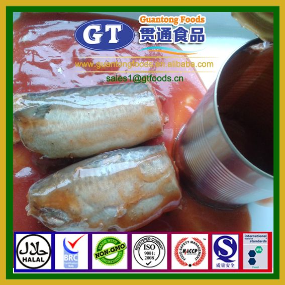 canned mackerel in tomato sauce 425g