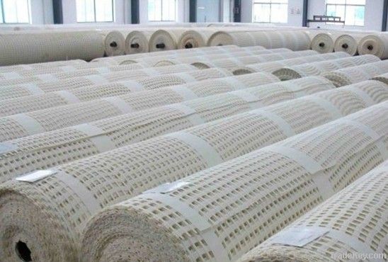 Polyester fiber reinforced geogrid