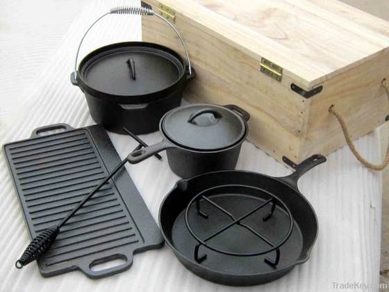 Cast iron cookware