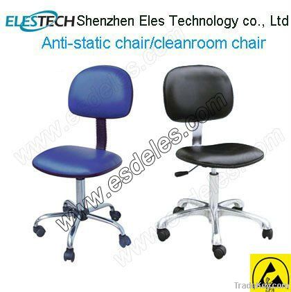 Black/Blue PU AntiStatic ESD Chair Cleanroom Chair