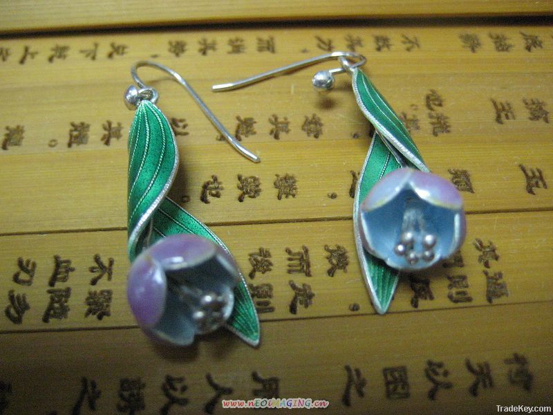 charm silver earring