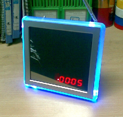 Offer Latest Colorful bluelight LED clock with radio