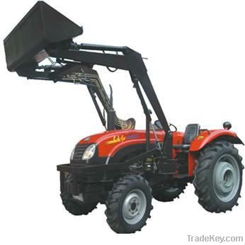 CE certified 40hp 4WD tractor with front end loader