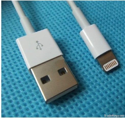 White Lightning to USB Cable for iphone5, ipod5