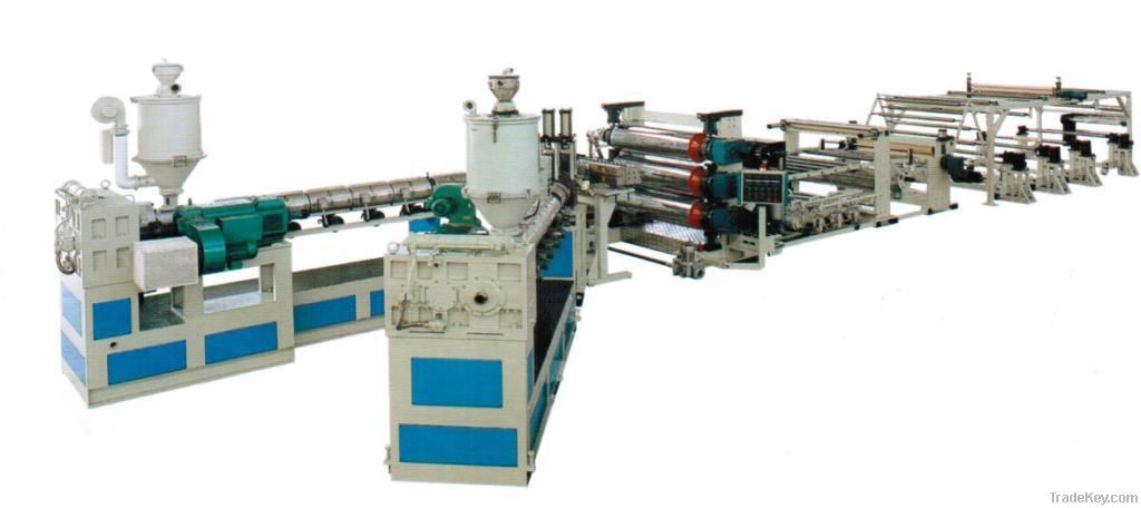 PP/PE/PS/ABS/PET Sheet Extrusion Line