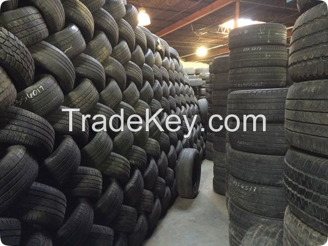 Grade A German used car and truck tires from 13''-24'' available now