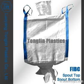 PP fabric woven FIBCs (Bulk Bags), Spout Top/ Spout Bottom