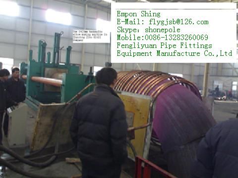 Carbon and alloy steel elbow hot making machine