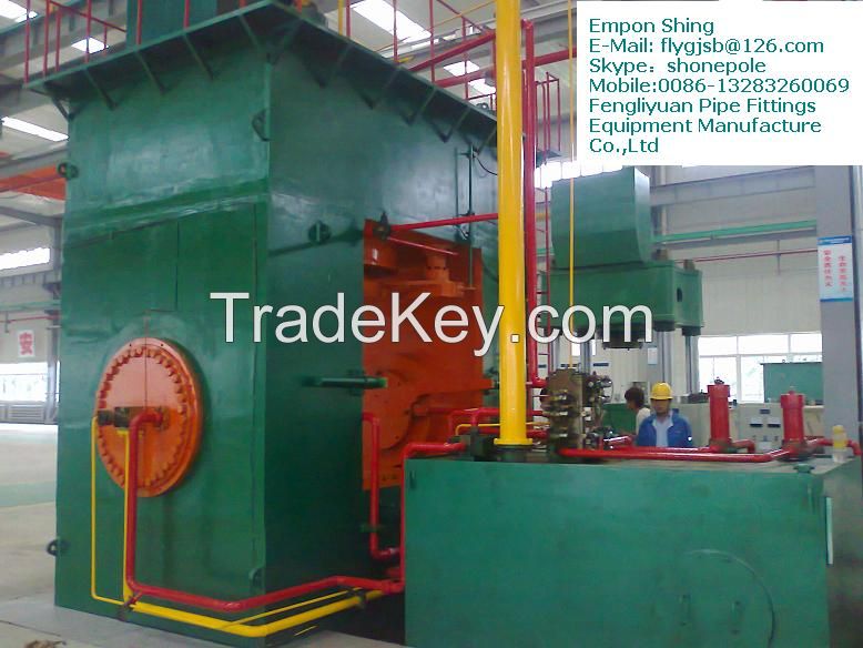 Carbon steel tee cold making machine