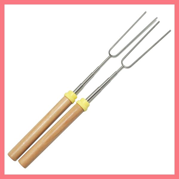 Telescping BBQ fork