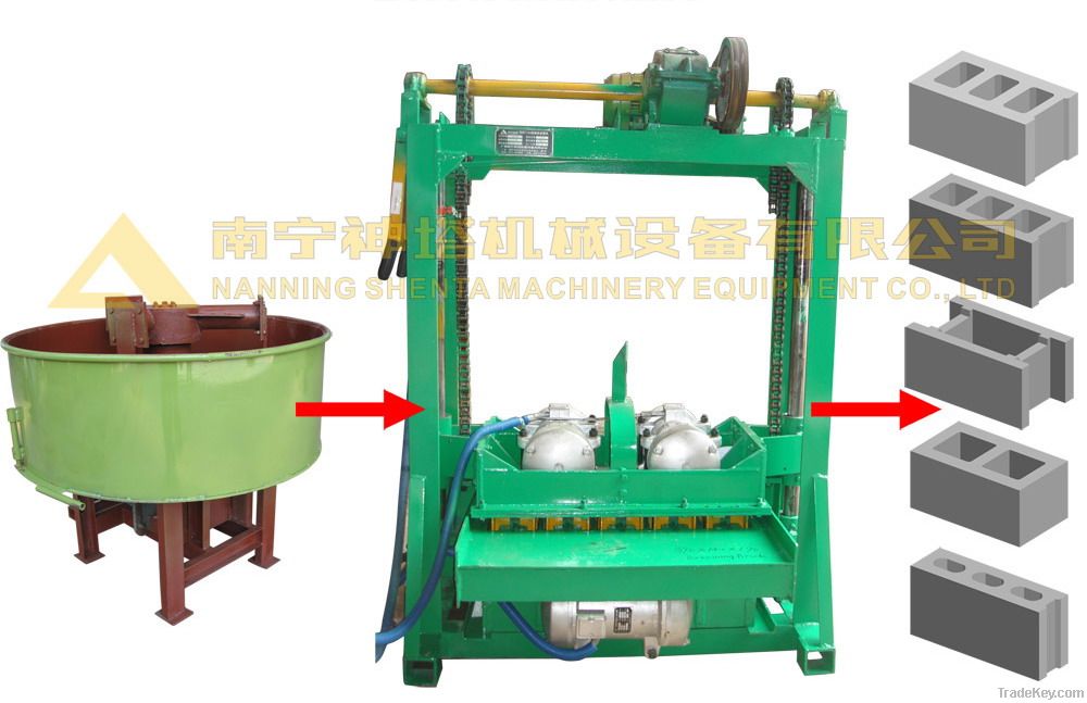 Manual block making machine