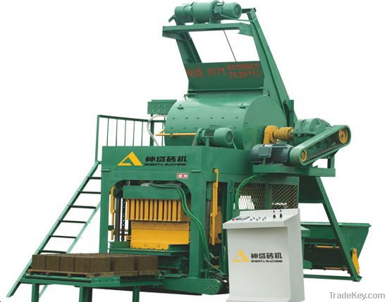 Automatic hollow brick making machine