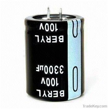 Snap in capacitor