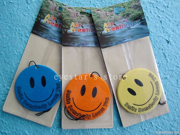 Smile paper air freshener