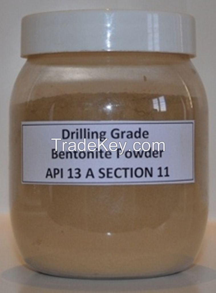 Drilling grade bentonite