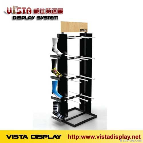 Shoes display rack, metal display stand for socks