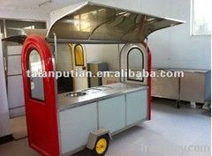 stianless steel fast food cart