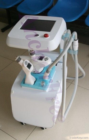portable multifuctional beauty machine vacuum+RF+Laser+Roller