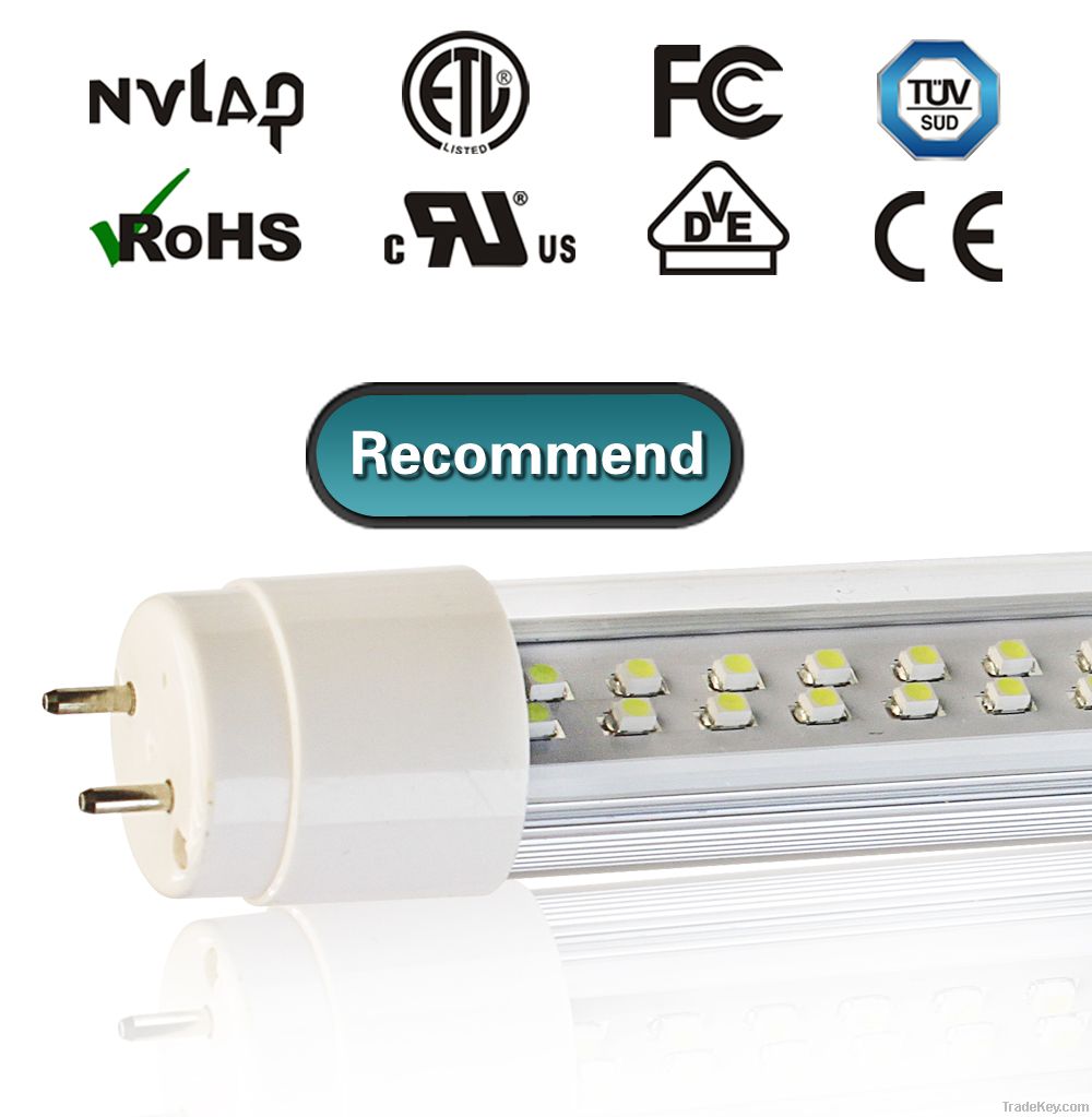 High quality t8 led tube 1200mm 18w ( IESNA LM-80 report Approved)