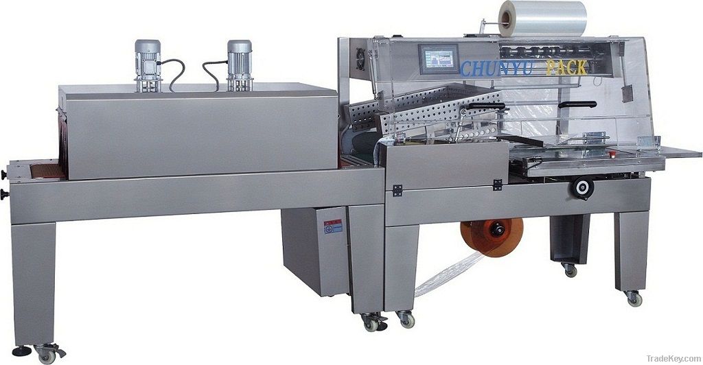 Shrink wrapping machine