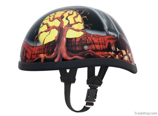 Half Face Helmet, Eagle, German, Hawk, Carbon Helmet, Eagle Graphic Helm