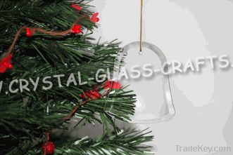Beveled jade glass ornaments
