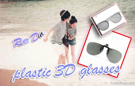 Lover's platic polarized 3d glasses