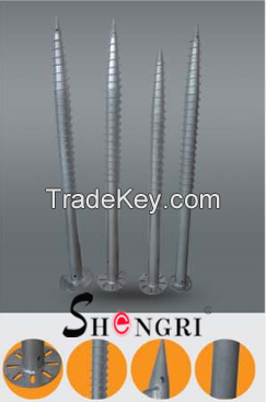 helical   screw   piles with hot dip zinc