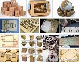 high speed Plywood Making Laser Machine advertising and industrial