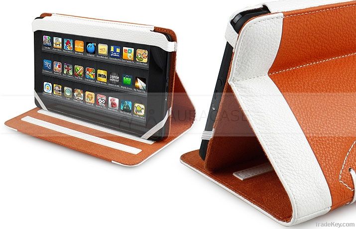 Football series PU leather case for Kindle Fire