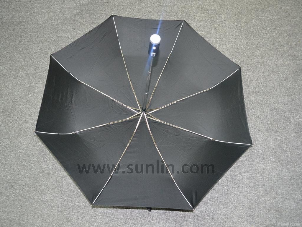 3Fold Retractable LED Umbrella