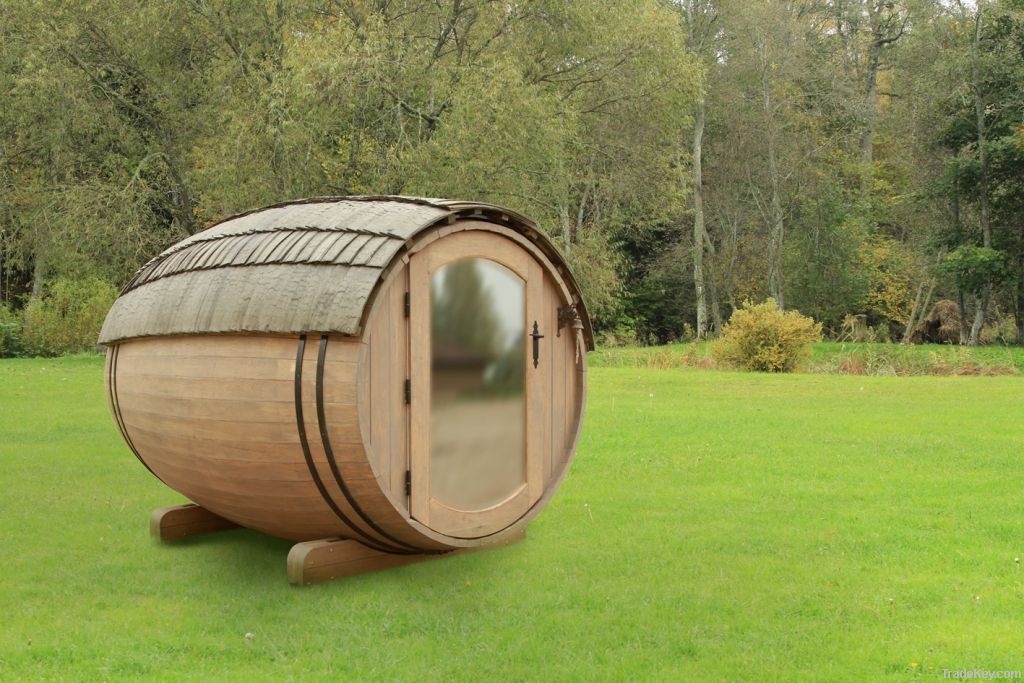 wooden barrel - camping house,